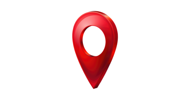red map pointer