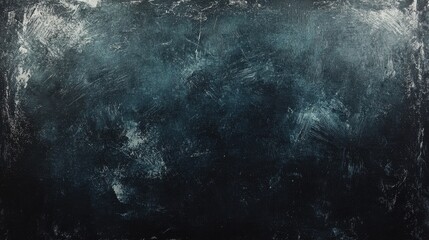 Dark chalkboard-like textured background with subtle scratches and smudges, creating an antique and rough appearance.