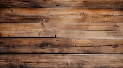 Naklejka premium Rustic wooden planks, weathered by time, display rich textures and subtle hues, evoking feelings of warmth and nostalgia.