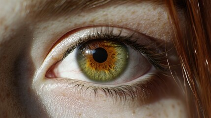 Fototapeta premium close-up of a woman's eye