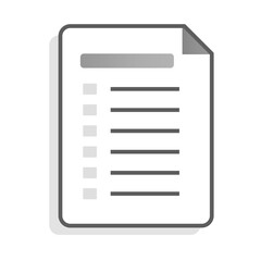 Listing Ready to Be Submitted Icon &ndash; Checklist on Page, Representing Pre-Submission Status and Preparation