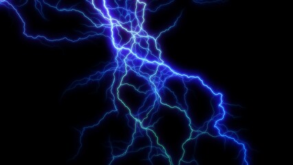 lightning in the night	