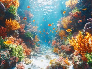 Fototapeta premium AI-Generated 3D Art: Vibrant Models and Sculptures Showcasing Modern Design