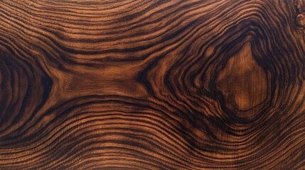 Textured chestnut wood background showcasing intricate grain patterns and warm brown tones in a top view perspective.