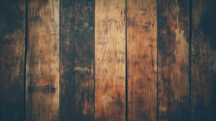 Vintage wooden planks with rich textures and warm tones ideal for artistic projects and digital background designs.