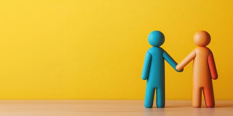 Depicting teamwork and customer relationship management, this image highlights the concept of collaboration and building trust between teams and clients for business growth.