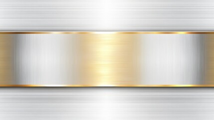 Elegant metallic background with a brushed silver and gold finish, ideal for sophisticated designs.