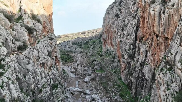 vistas del tajo del molino en el municipio de Teba, Espa&ntilde;a