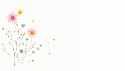 background with flowers