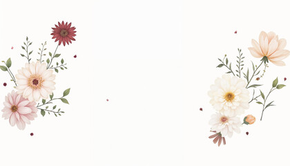 background with flowers
