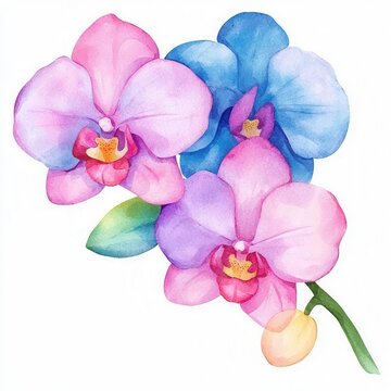 Orchid clip art preview
