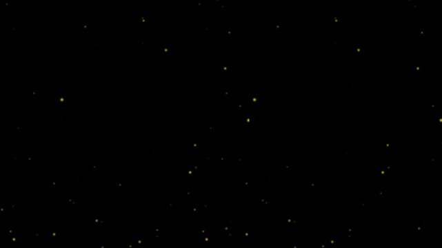 Motion graphics clip template with colorful lights animation. HD resolution with hyper realistic 4K black Background.