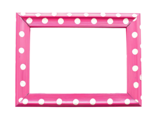 pink frame with a frame