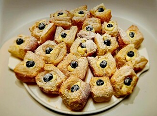 Fresh baked, sweet, with berries , cooking, love food, homemade