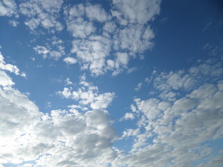Sky, bright day, clouds, celestial space