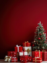 Festive gift arrangement home holiday decor cozy environment warm viewpoint