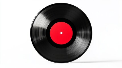 Obraz premium Long Play Vinyl record stereo music disc. Mono Phone analogue isolated on white background. This has clipping path