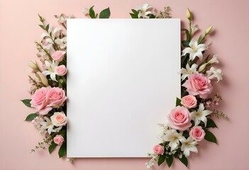 Empty Invitation Card