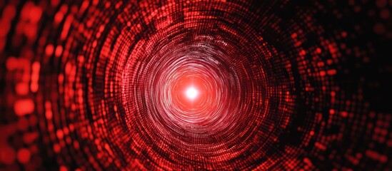 Digital Vortex: A Journey Into the Red Heart of Data Streams