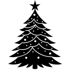 Fototapeta premium christmas tree vector