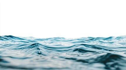 Serene Ocean Waves Gently Lapping Against Each Other Under a Clear Sky Capturing the Tranquility of Nature and the Beauty of Uninterrupted Water Surface