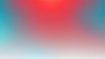 neon Scarlet Red, Aqua Blue, Light Gray glowing gradient background, a soft grainy noise texture with shimmering highlights and Smooth Transitions for a dynamic effect.