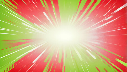 Obraz premium neon Green, Cherry Red, Ash White glowing gradient background, a soft grainy noise texture with shimmering highlights and Smooth Transitions for a dynamic effect.