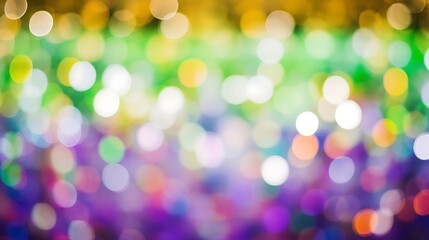 Abstract Colorful Bokeh Lights Background Image