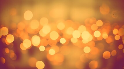 Obraz premium Abstract Background of Golden Bokeh Lights