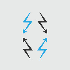 Arrow icon set illustration. Arrow sign and symbol for web design.