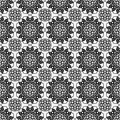 Pattern with crochet granny square wallpaper handmade decorative art design print craft handiwork 	