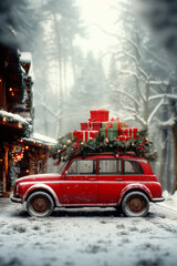 Christmas car