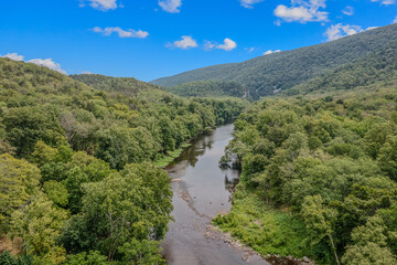 river in the mountains