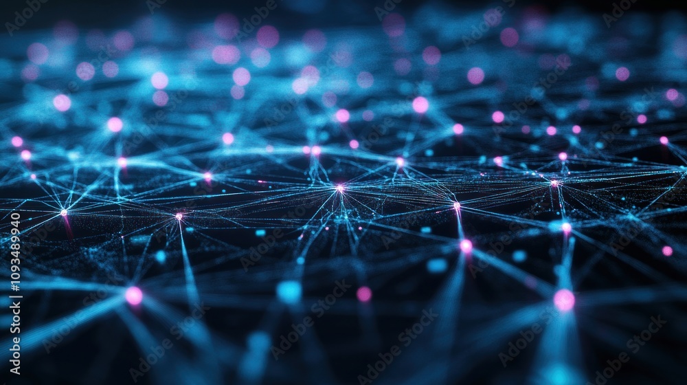 Poster Abstract Network Visualization Showing Connections and Data Flow