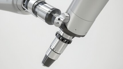 precise robotic arm performing delicate surgery, detailed view of surgical innovation
