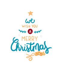 Merry Christmas - T -Shirt design  