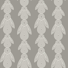 Vector Scandinavian pattern, geometric shapes, minimalist style