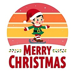 Vintage Christmas T-shirt design