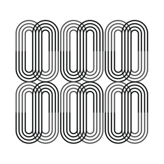 oval geometric shapes pattern