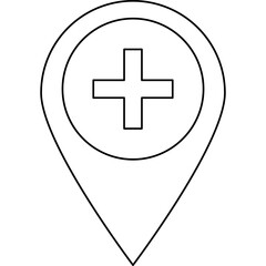 Fototapeta premium Hospital Location