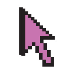 pixelated cursor arrow