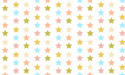 Obraz premium Children's pattern with stars for printing and packaging.