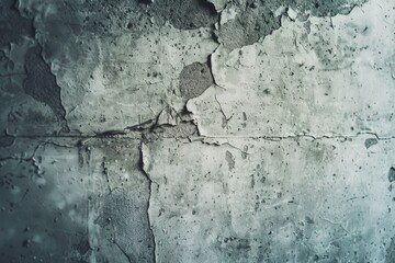 Obraz premium Close-up shot of a wall with peeling paint, suitable for use in real estate, renovation, or DIY projects