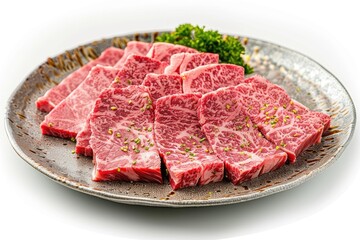 Fototapeta premium Angus cow isolated