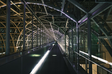 [KYOTO]The illuminations make you look forward to Christmas, The interior of Kyoto Station has a modern structure, Kyoto Station Illumination, Japan