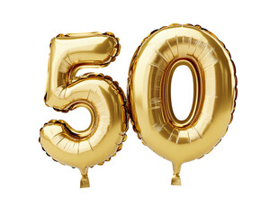 a gold foil balloon in the shape of numbers