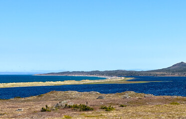 Miquelon, island of Saint-Pierre and Miquelon in France, a french island of North America (Saint-Pierre-et-Miquelon)