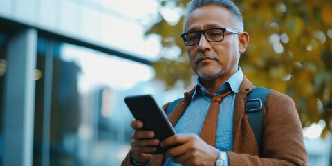 Busy Businessman on Phone