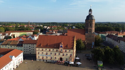 Blick auf den Eilenburger Markt