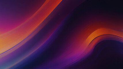 Abstract Gradient Waves with Vibrant Purple and Orange Tones